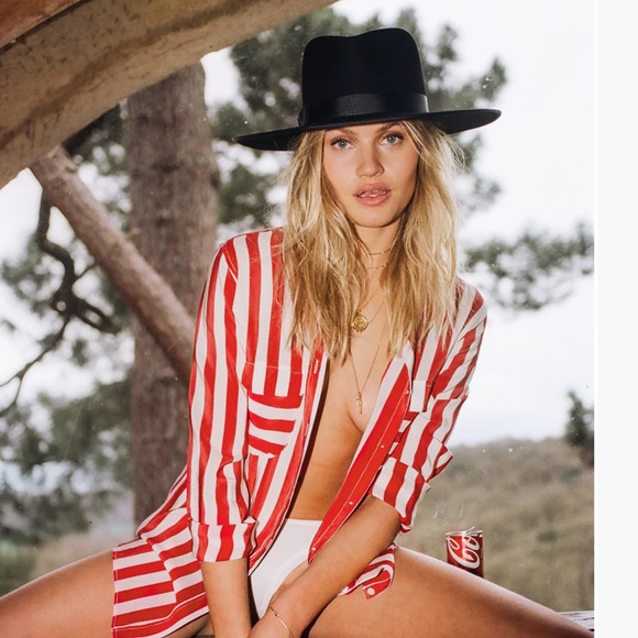 Lack of color black noir rancher hat! - Picture 2 of 6